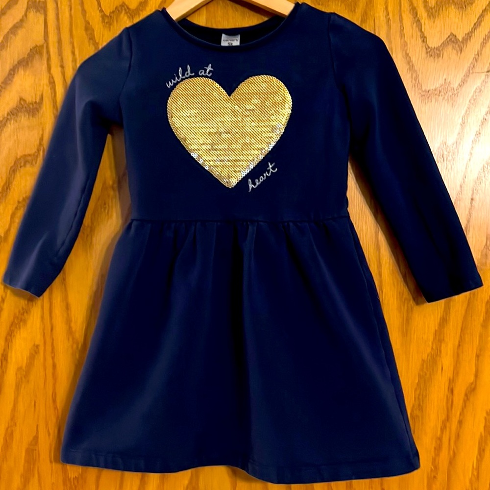 Carters 5T cotton sweatshirt dress